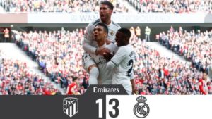 Atletico Madrid vs Real Madrid 1-3 - Highlights & Goals