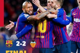 Barcelona vs Valencia 2-2 – Highlights & Goals (Download Video)