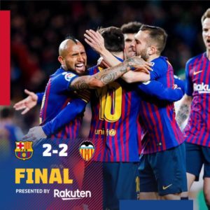 Barcelona vs Valencia 2-2 - Highlights & Goals