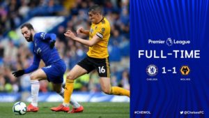 Chelsea vs Wolves 1-1 - Highlights & Goals