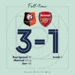 Rennes vs Arsenal 3-1 - Highlights & Goals