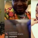 Etinosa Goes Completely Naked On MC Galaxy’s Instagram Live Video (18+)