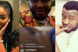 Etinosa Goes Completely Naked On MC Galaxy’s Instagram Live Video (18+)