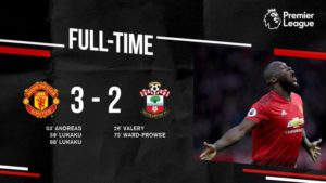 Manchester United vs Southampton 3-2 - Highlights & Goals