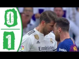 Real Madrid vs Barcelona 0-1 - Highlights & Goals