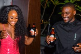 BBNaija stars, Cee c And Tobi Spotted At A Dinner Party (Photos)