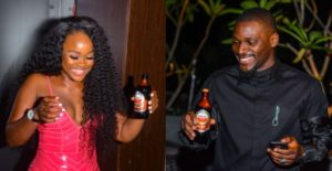 BBNaija stars, Cee-c And Tobi Spotted At A Dinner PARTY (Photos)