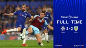 Chelsea vs Burnley 2-2 - Highlights & Goals