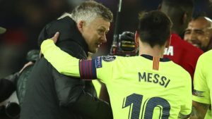 Solksjaer Reveals What Messi Told Him After Old Trafford Defeat