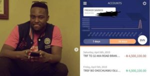 Austynobeatz Returns ₦4.5m Mistakenly Sent Into His Account