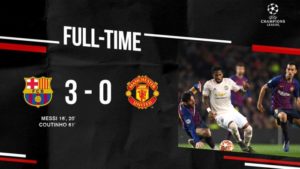 Barcelona vs Manchester United 3-0 (Agg 4-0) - Highlights