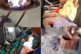 Couple Caught With A Stolen Baby Hid Inside A Bag In Port Harcourt (Video)