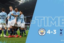 Manchester City vs Tottenham 4-3 (Agg 4-4) – Highlights (Download Video)