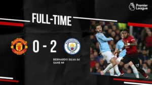 Manchester United vs Manchester City 0-2 - Highlights