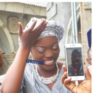 Nigerian Couple Gets Married Via Video Call (Photos)
