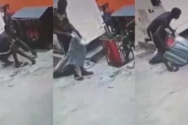 Man Caught Stealing Generator In Lagos By CCTV (Video)