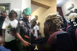 Naira Marley’s Mother In Tears As The Rapper Being Escorted To Prison (Video)