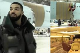 Drake Acquires New Private Plane Named Air Drake (Video)