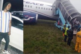 Naira Marley Narrowly Escapes Plane Mishap On Air Peace