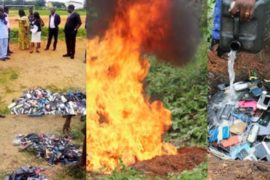 Ibadan Poly Burns All Seized Phones From Students During Examination