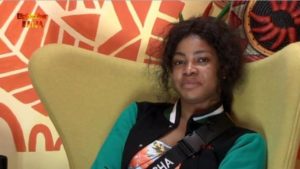 #BBNaija: Tacha Kneels Down Begging Biggie (Video)