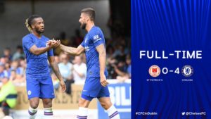 St Patricks vs Chelsea 0-4 - Highlights & Goals