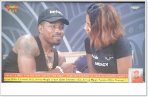 #BBNaija: Fans React Over The Raunchy Photo Of Mercy, Ike