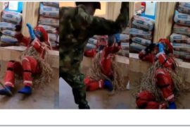 Masquerade Flogged By A Soldier, Begs For Mercy (Video)