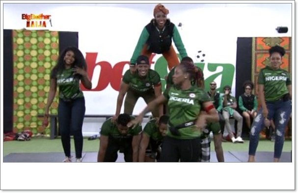 #BBNaija : Tacha Led Her Team To Victory Over Cruisetopia (Videos)