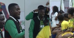 #Bbnaija : Super Eagles Players Surprised Housemates (Photos)