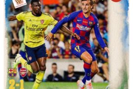 Barcelona vs Arsenal 2-1 Highlights (Download Video)