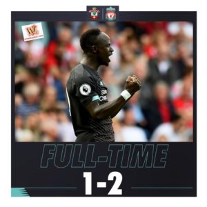 Southampton vs Liverpool 1-2 Highlights (Download Video)