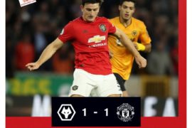 Wolves vs Manchester United 1-1 Highlights (Download Video)