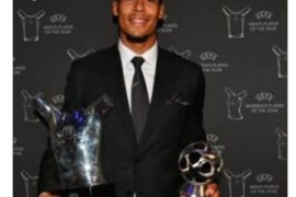 Van Dijk Win UEFA Men’s Player Of The Year Award