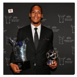 Van Dijk Win UEFA Men's Player Of The Year Award