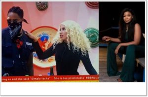 #BBNaija: See What Ike Told Tacha About Mercy (Video)