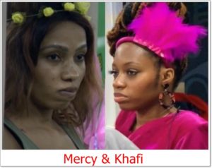 #BBNaija: Mercy Reveals Why She Nominated Khafi