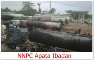 Fire Guts NNPC Depot In Ibadan (Video)