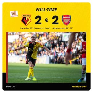 Watford vs Arsenal 2-2 - Highlights