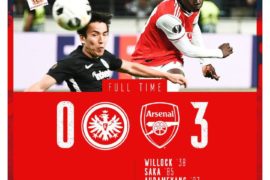 Eintracht Frankfurt vs Arsenal 0-3 Highlights (Download Video)
