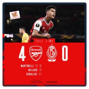 Arsenal vs Standard Liege 4-0 Highlights (Download Video)