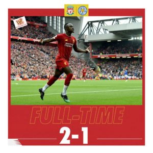 Liverpool vs Leicester 2-1 Highlights