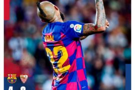 Barcelona vs Sevilla 4-0 Highlights (Download Video)