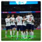 England vs Montenegro 7-0 - Highlights