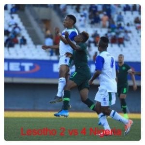 Lesotho vs Nigeria 2-4 - Highlights