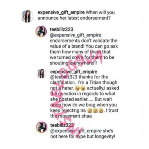 Teebillz Reveals Why Tacha Turns Down Many Endorsements