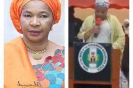 Nasarawa First Lady Struggles With Her Speech in English (Video)