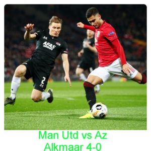 Manchester United vs Az Alkmaar 4-0 Highlights