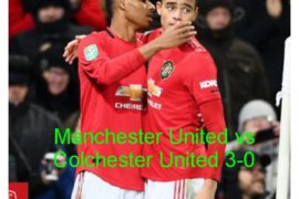Manchester United vs Colchester 3-0 Hightlghts (Download Video)