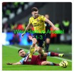 West Ham vs Arsenal 1-3 Highlights (Download Video)